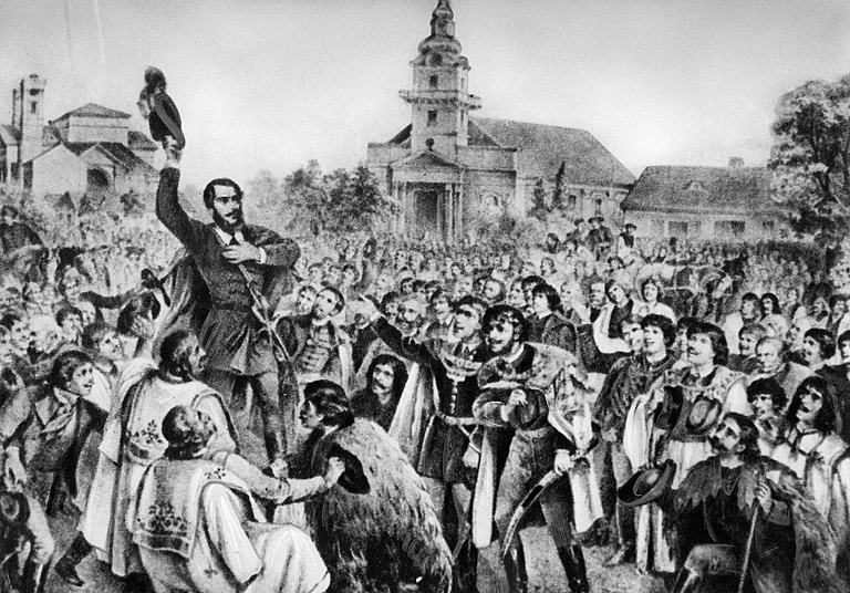 Kossuth ceglédi toborzó beszéde