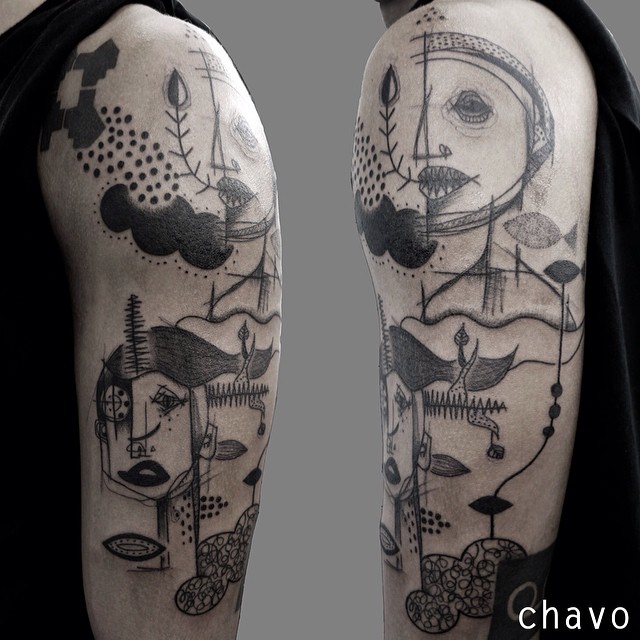 Ezekért az absztrakt tetoválásokért őrül meg a fél világ