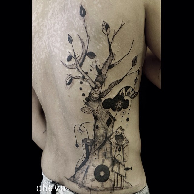 Ezekért az absztrakt tetoválásokért őrül meg a fél világ