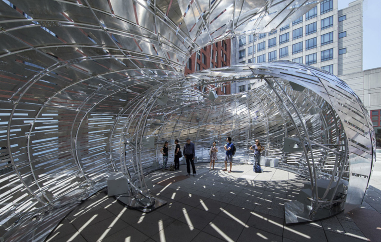 A pavilon most Kaliforniában található, de más helyszíneken is felépítik majd (Fotó: NASA JPL)