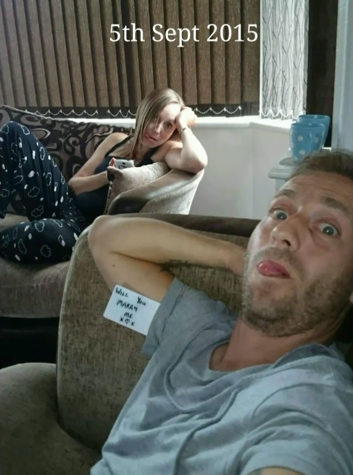 Megható: hónapokig fotókon rejtette el lánykérését a srác