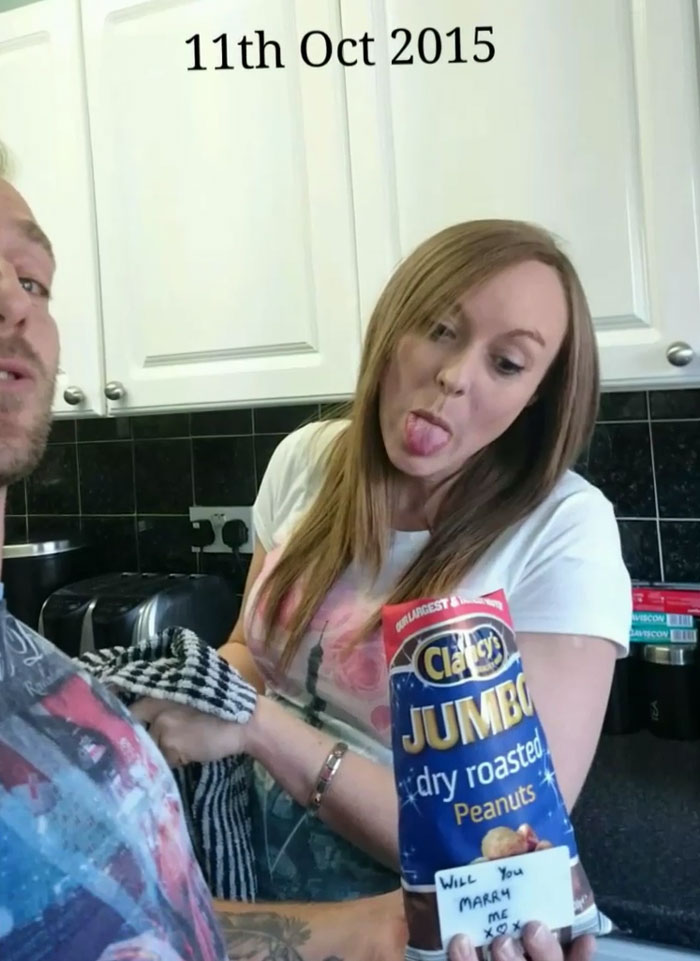 Megható: hónapokig fotókon rejtette el lánykérését a srác