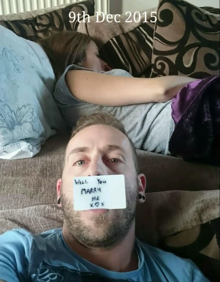 Megható: hónapokig fotókon rejtette el lánykérését a srác