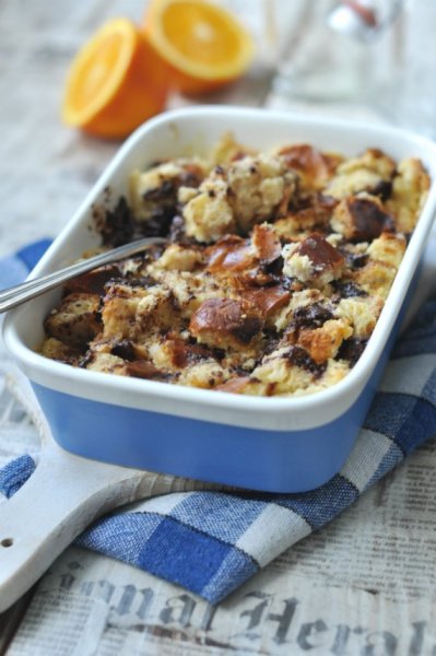 Narancsos-csokis kalácspuding recept Narancsos-csokis kalácspuding recept