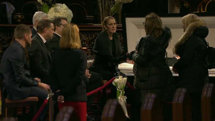 Celine Dion: megrázó felvételek a férje temetéséről