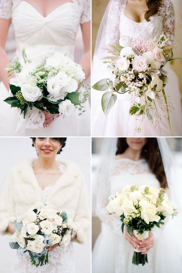 A tél legszebb esküvői csokrai