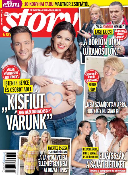 Csobot Adél elárulta, fia lesz vagy lánya