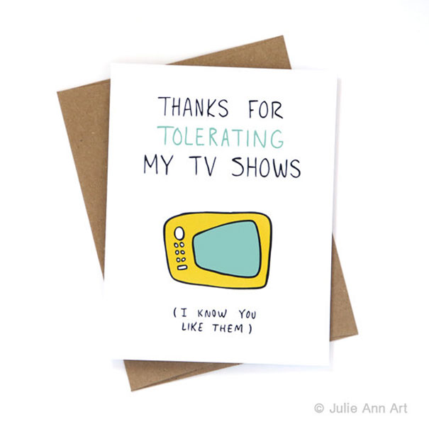 Őszinte kártyák Valentin napra azoknak a pároknak, akik értik a viccet