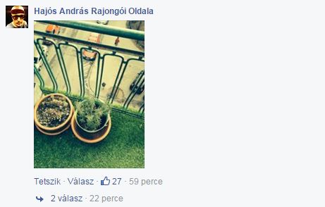 Hajós András a fia miatt az erkélyre pisil Hajós András a fia miatt az erkélyre pisil