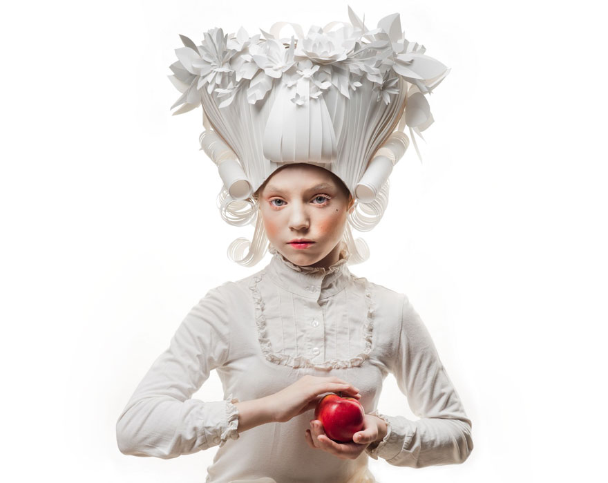 Lenyűgöző barokk parókák - papírból Lenyűgöző barokk parókák - papírból