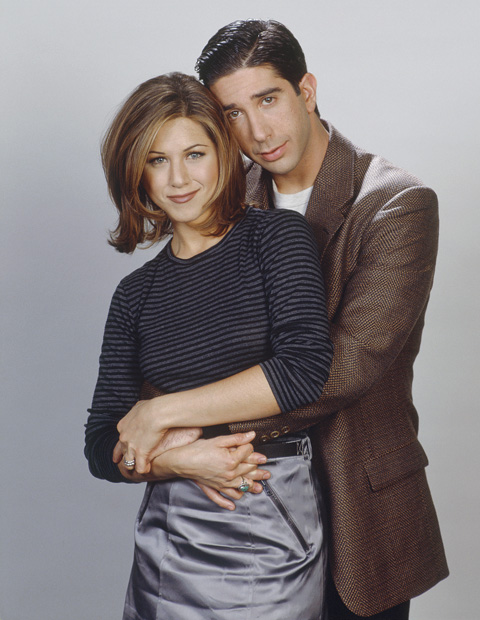 Jennifer Aniston és David Schwimmer, azaz Rachel és Ross