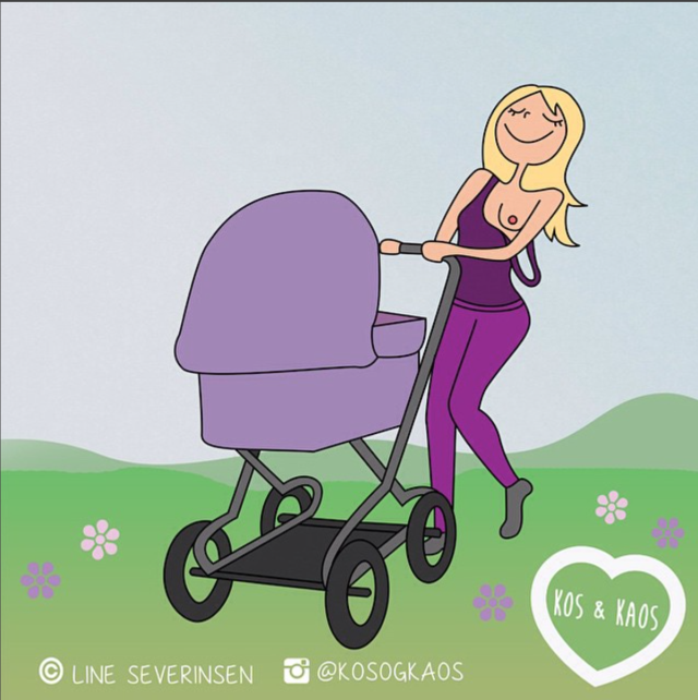 A valóságban ilyen az élet pici babával - vicces rajzok