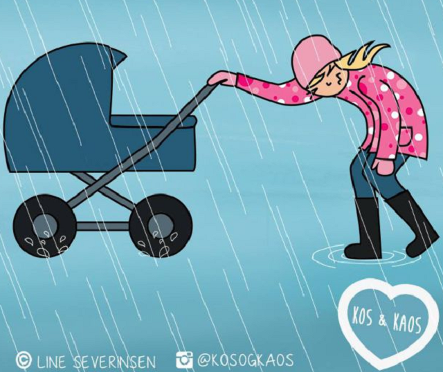 A valóságban ilyen az élet pici babával - vicces rajzok