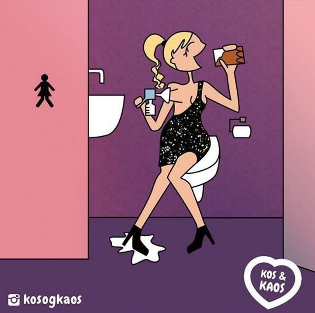 A valóságban ilyen az élet pici babával - vicces rajzok