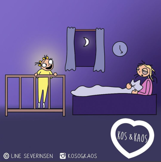 A valóságban ilyen az élet pici babával - vicces rajzok