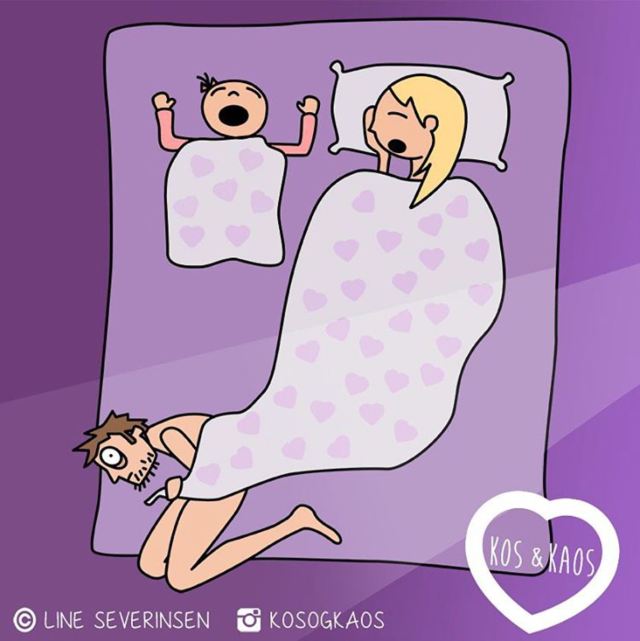 A valóságban ilyen az élet pici babával - vicces rajzok