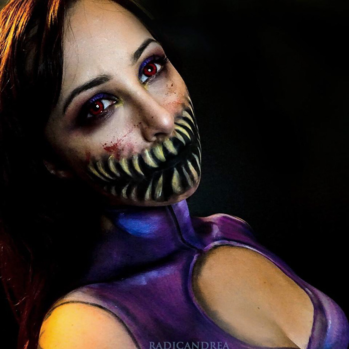 Ezektől a félelmetes sminkektől ne csodálkozz, ha rémálmaid lesznek - képek