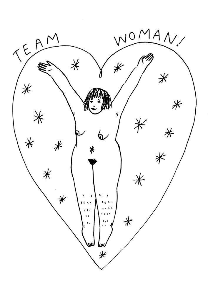 Meztelen nők bíztatnak arra, hogy szeresd a tested