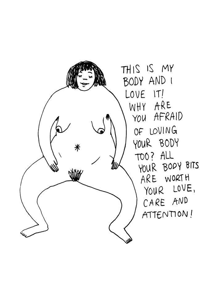 Meztelen nők bíztatnak arra, hogy szeresd a tested