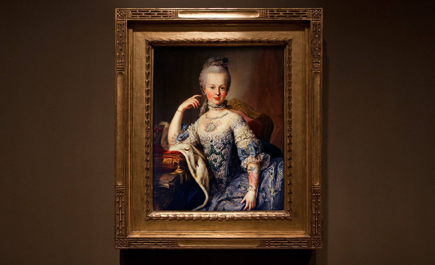 Tetoválásokkal képzelik újra a klasszikus festményeket