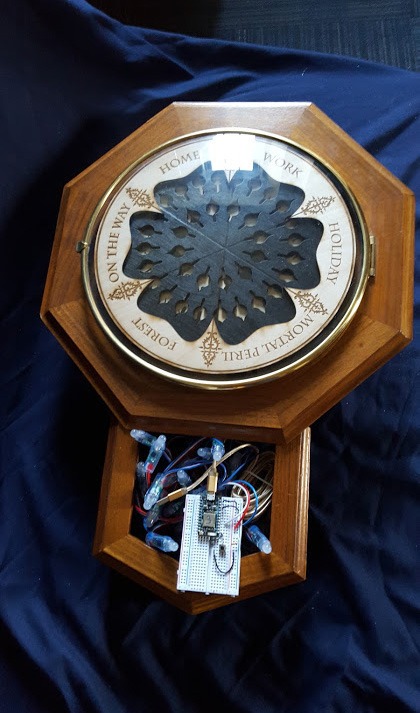 Elkészítették Weasley család mágikus óráját