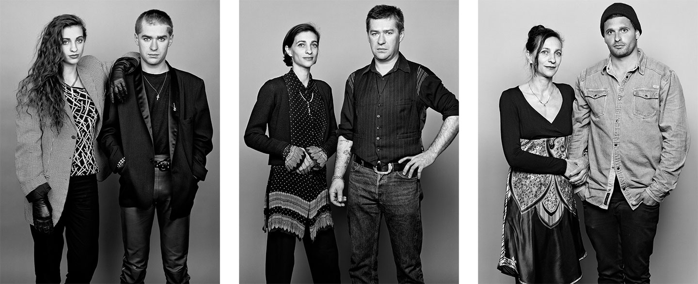 Bianca és Ernesto 1982-ben és 1997-ben, illetve Bianca és Carlo 2014-ben (Fotó: Barbara Davatz)