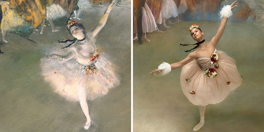 Degas varázslatos festményeit kelti életre a balerina