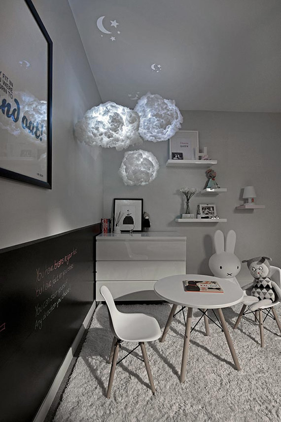 felhőcskés lámpa a gyerekszobába! A gyerkőc biztosan értékelné!
