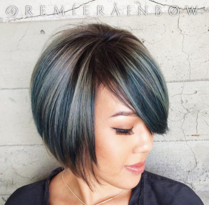 Farmerszínű tincsek az új hajtrend - képek