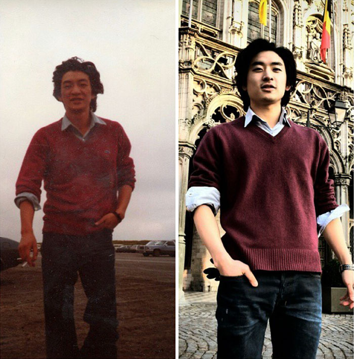 Ikertestvéreknek tűnnek szülők és gyerekeik - elképesztő fotók