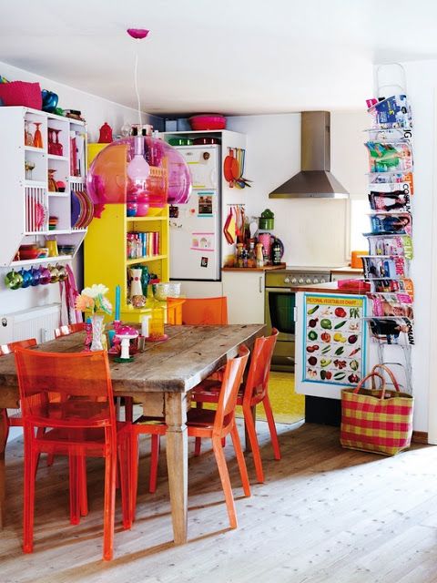 Ilyen azoknak az otthona, akik nem félnek színeket használni