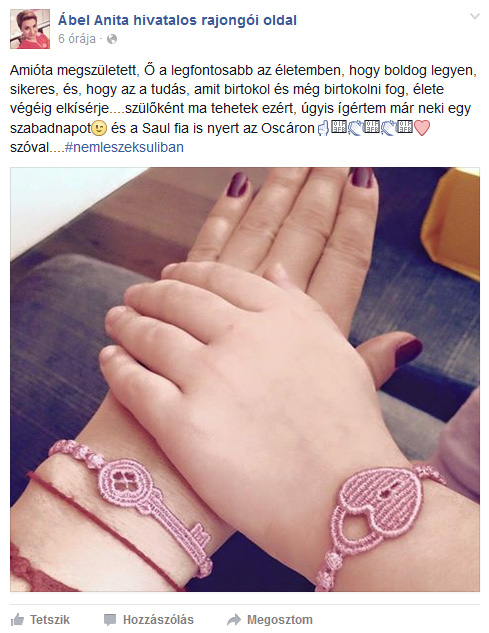 Ábel Anita és lánya is csatlakozott az akcióhoz