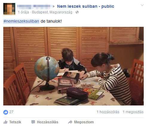 Van aki azért tanul is!