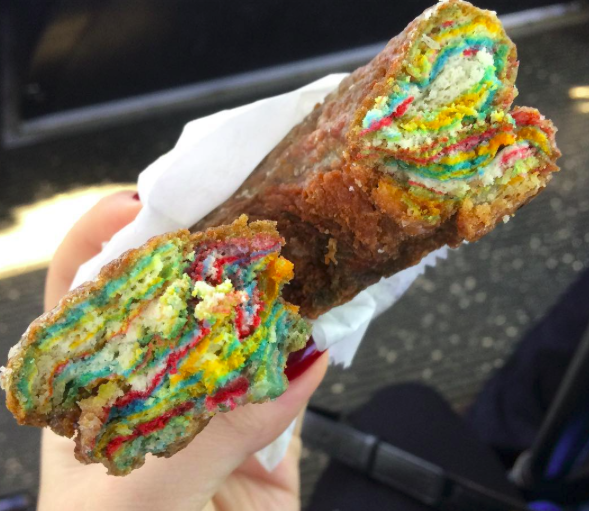 Hál' istennek megérkezett a szivárványos fánk is Hál' istennek megérkezett a szivárványos fánk is