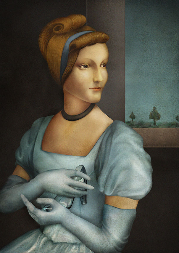 Disney hercegnők reneszánsz stílusban