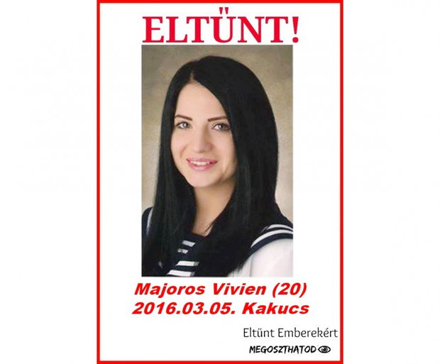 Egy sötét átjáróban veszett nyoma a 20 éves Viviennek