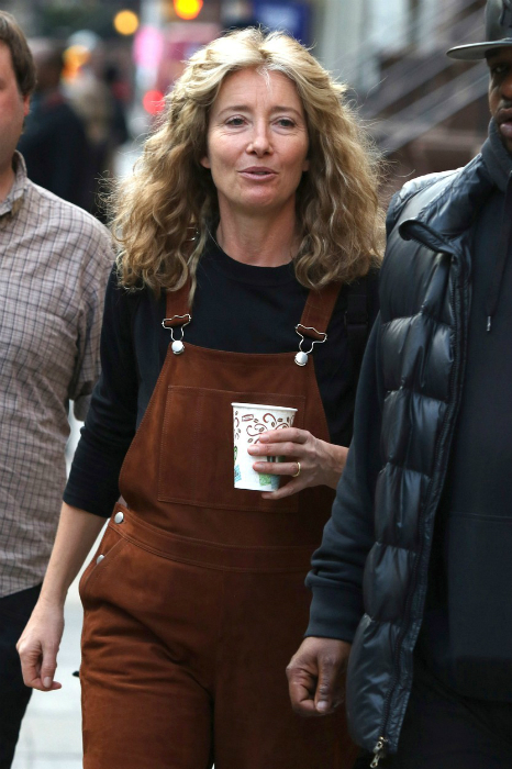 Emma Thompson táskás szemmel és smink nélkül