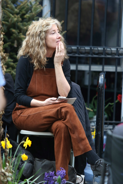 Emma Thompson táskás szemmel és smink nélkül