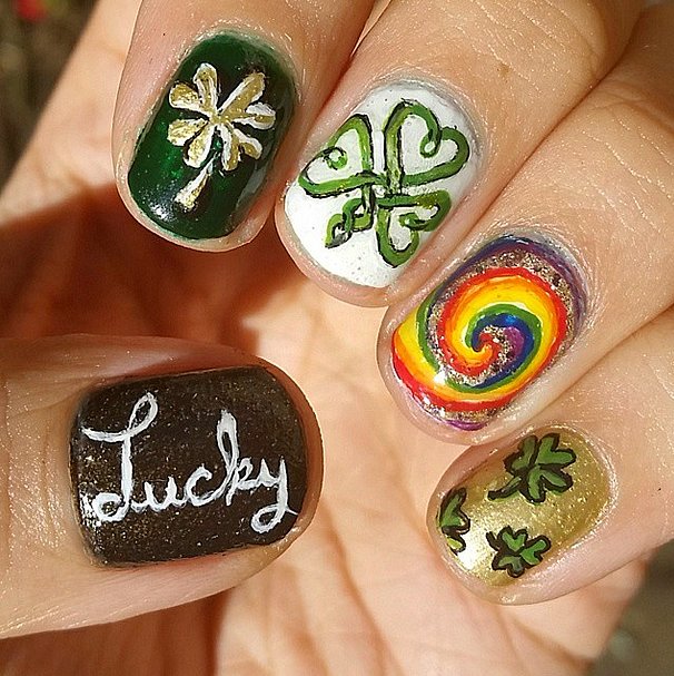 Szent Patrik napja: hódítanak a zöld körmökön és a lóhere minta - képek