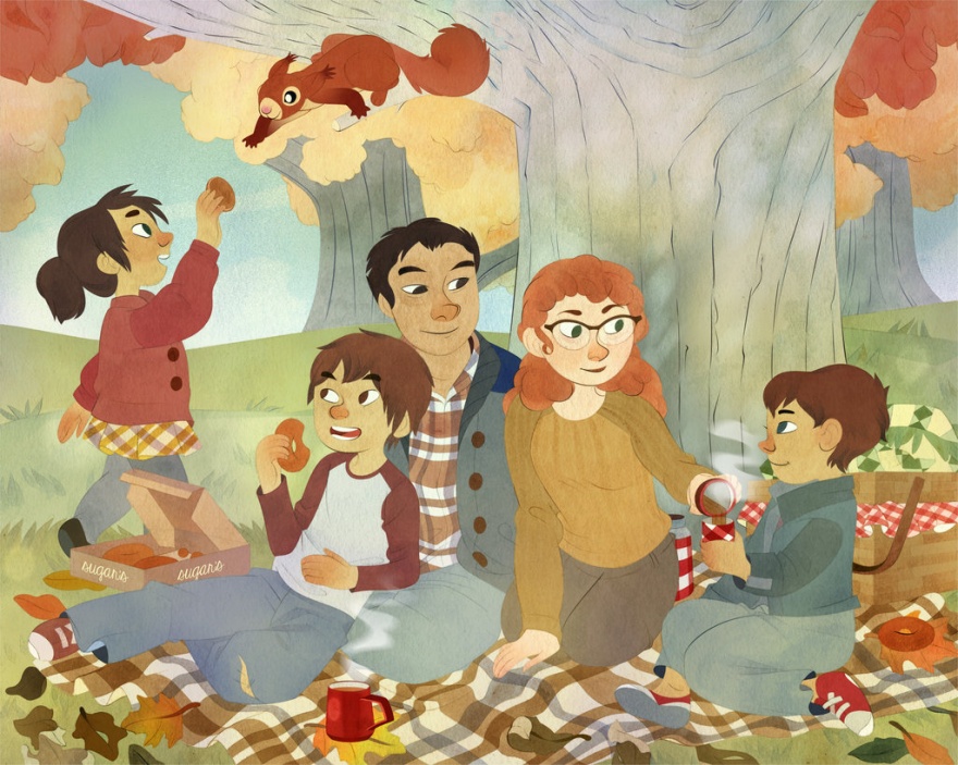 15 szívmelengető illusztráció a család fontosságáról és szeretetéről