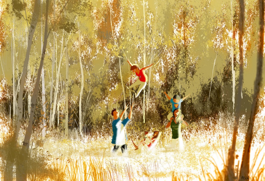 15 szívmelengető illusztráció a család fontosságáról és szeretetéről