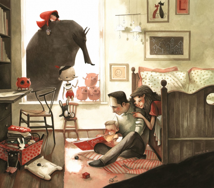 15 szívmelengető illusztráció a család fontosságáról és szeretetéről