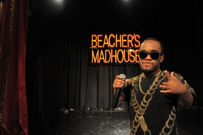 Ő volt Kimberly fiúja, a mini Kanye. Fotó: Beacher's Madhouse