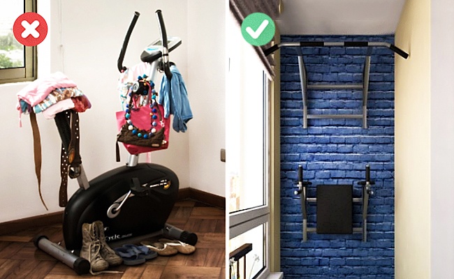 A szobabiciklinek válassz valami elszeparált helyet, de ne a nappalit. Hajlamosat vagyunk fogasnak használni.