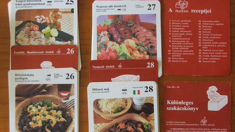Retró receptek: a Planétás-kártyák Retró receptek: a Planétás-kártyák