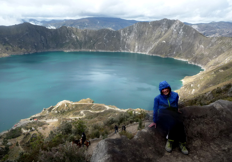 Quilotoa kráter, Puerto Lopez