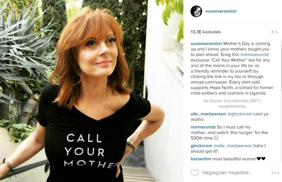 Susan Sarandon 30 évet letagadhat a korából