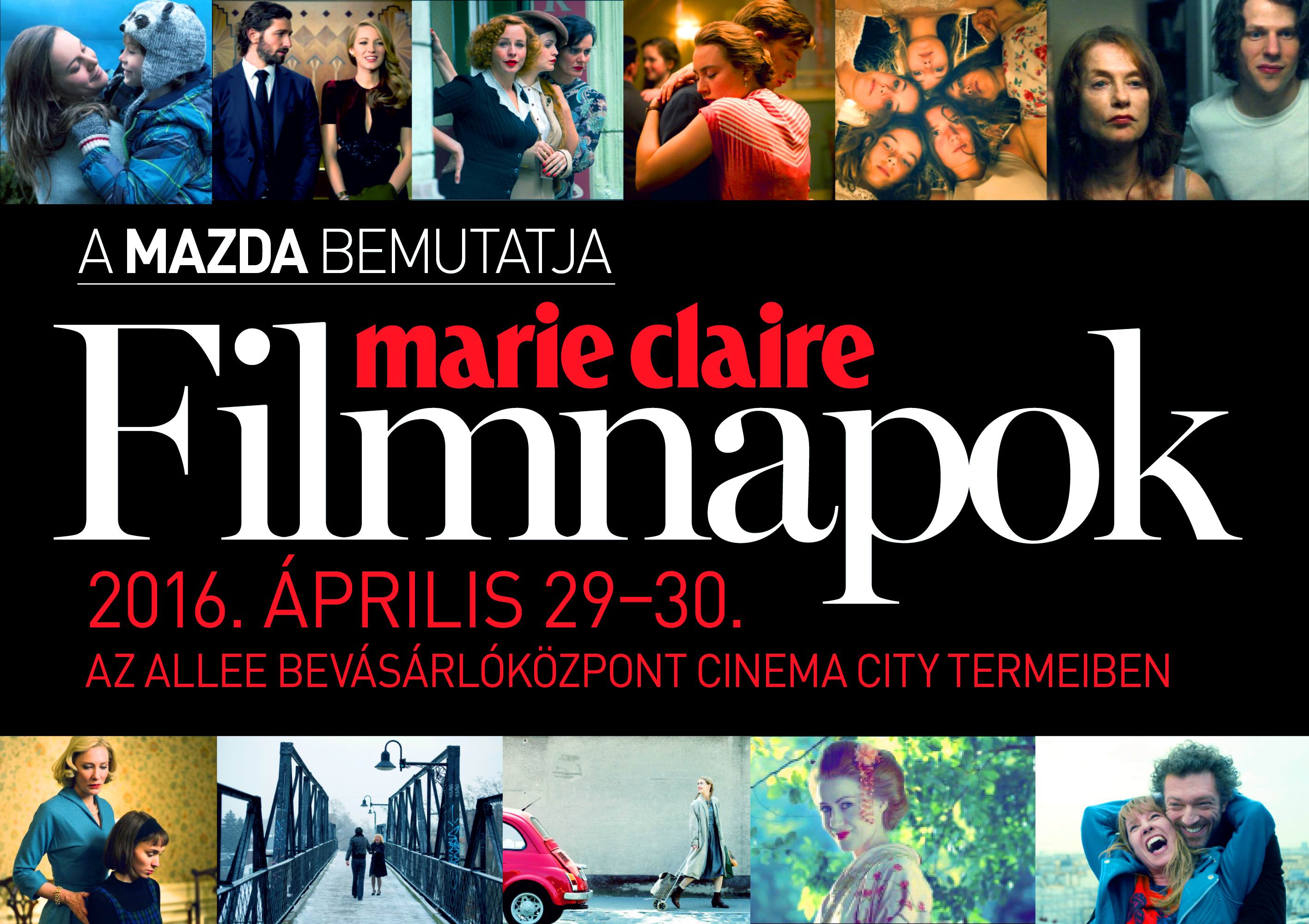 Filmnapok nőknek a Marie Claire magazinnal