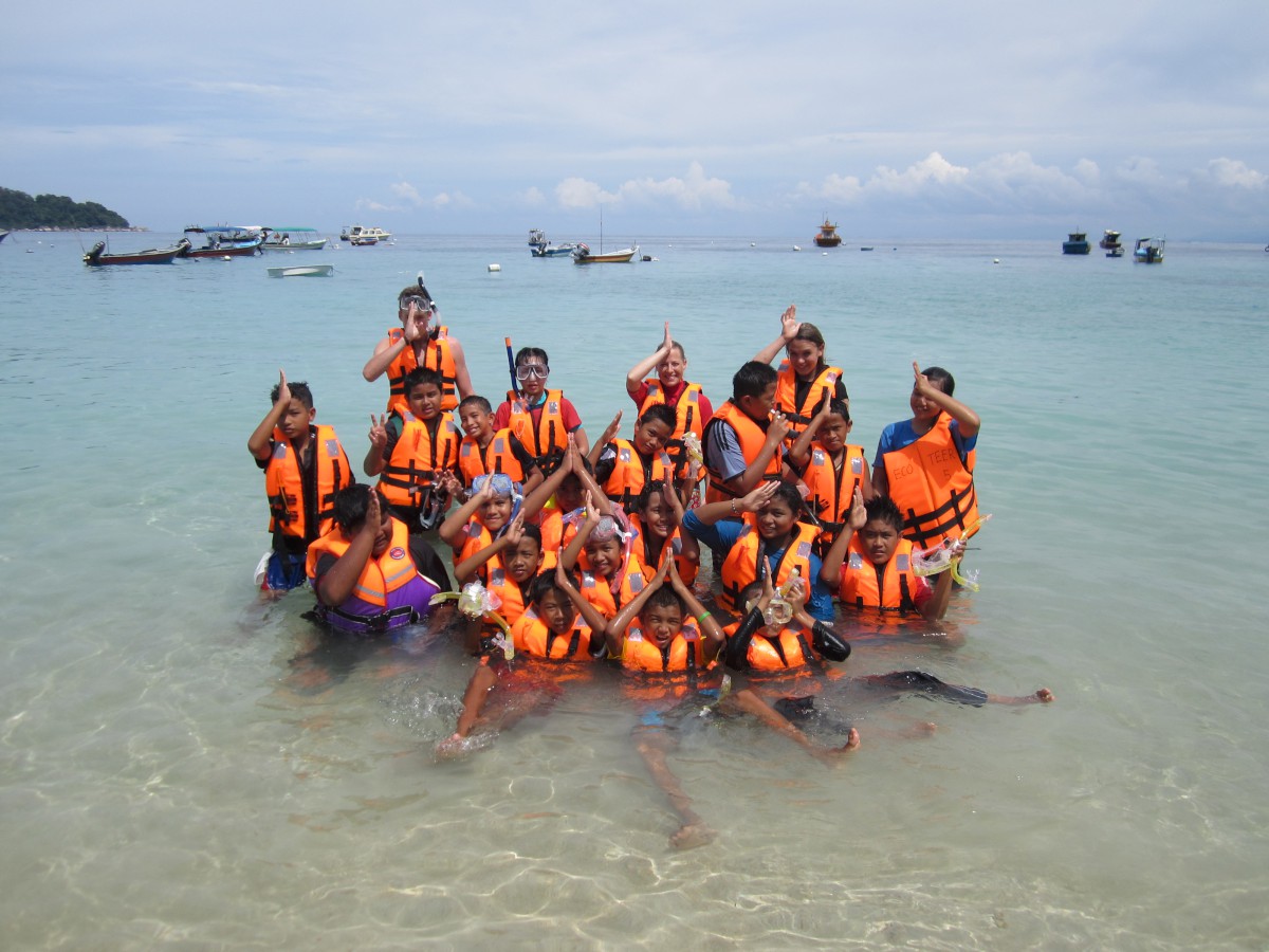 Andi önkénteskedése Malájziában