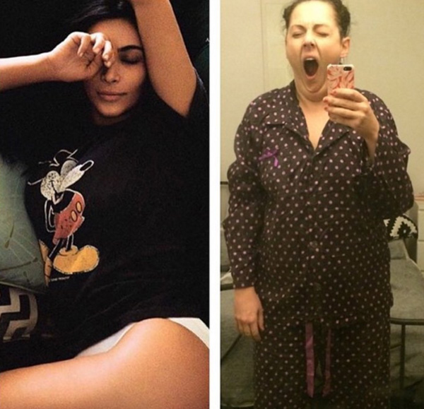 Készülj a sírva röhögésre: celebek instafotóit próbálja újraalkotni a lány